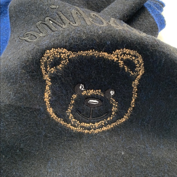 💙💙💙 Moschino wool blend teddy bear scarf - Picture 3 of 5